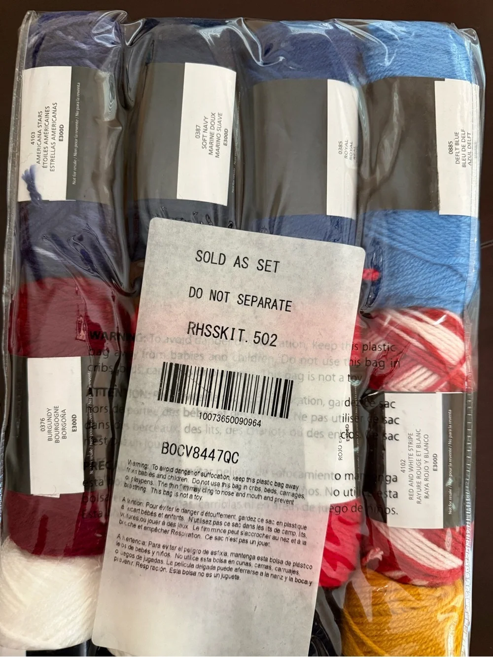 Red HearSuper Saver Super Craft Kit - Patriotic Red, White & Blue, Color America